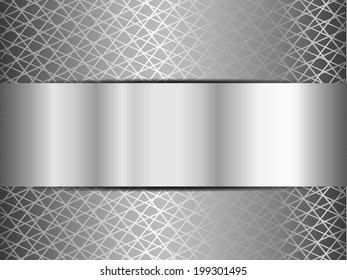 Metal abstract background - vector illustration