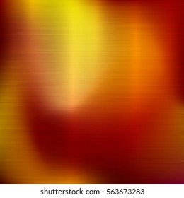 Metal abstract orange color gradient technology background with polished, brushed texture, chrome, silver, steel, aluminum for design concepts, web, prints, wallpapers. Vector illustration.