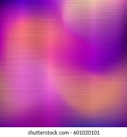 Metal abstract pink colorful gradient technology background with polished, brushed texture. Vector illustration.