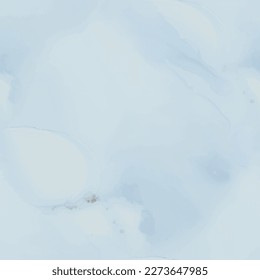 Repetición de la tinta metálica de alcohol. Mármol de color azul. Mármol de tinta del vector blanco. Color de agua del degradado azul. Fondo De Mármol Oro. Acuarela Fluida Sin Marea. Pintura de Foil Art. Pintura de tinta abstracta de lujo