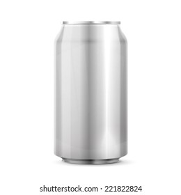 Metal Aluminum Beverage Drink Can svg