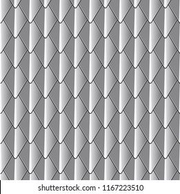Metal armor seamless pattern