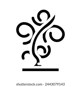 metal artist blacksmith glyph icon vector. metal artist blacksmith sign. isolated symbol illustration