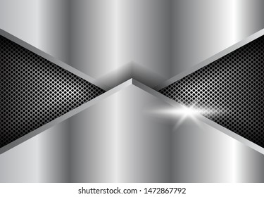 Metal Bacground 3D Gradient Template Illustration Texture Wallpaper Abstract metallic stainless chrome pattern aluminium
