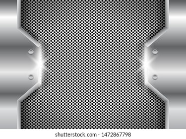 Metal Bacground 3D Gradient Template Illustration Texture Wallpaper Abstract metallic stainless chrome pattern aluminium
