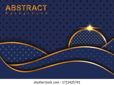 Metal background blur effect dot , texture steel gold gradient , glossy modern abstract light dark illustration wallpaper stel design element