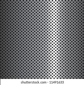 metal background with circles