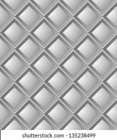 Metal background with diamond design. Seamless texture.
