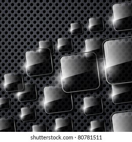 metal background, eps10