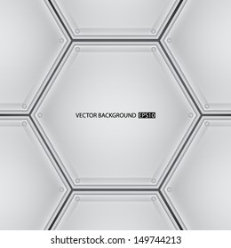 Metal background. EPS10 vector