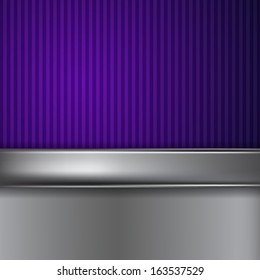 Metal background with place for text. EPS10 Vector.