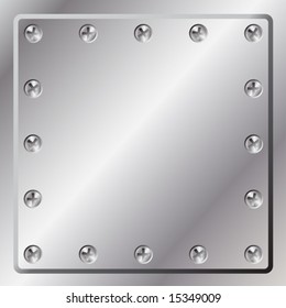 Metal Background with Screws