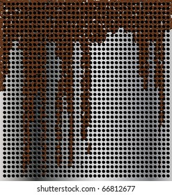 metal background with streaks