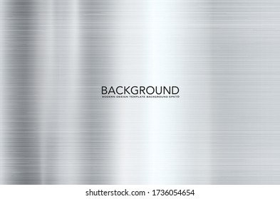 Fondo metálico o textura de la placa de acero cepillado ligero