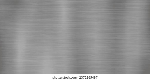 Metal background texture pattern, metal wide textured plate brushed gradient, industrial grey silver rough metallic plate, seamless dull polished stainless steel – stock vector