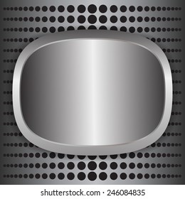 Metal background texture - vector illustration