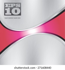 Metal Background Texture .  Vector Illustration .