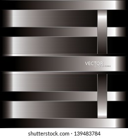 Metal background vector