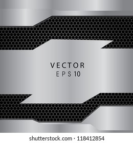 metal background vector Eps 10