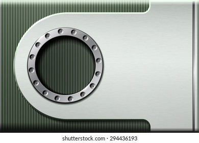 Metal background. Vector illustration.