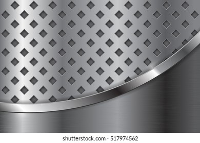 Metal background. Vector illustration