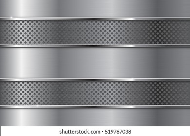 Metal background. Vector illustration