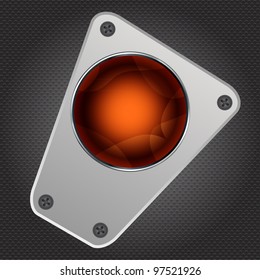 Metal background vector illustration