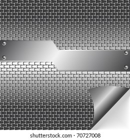 Metal background for your design