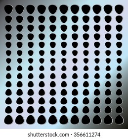 Metal background.Geometric shapes.Metal texture