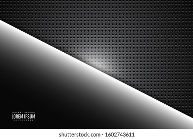 Metal background.Layout for banner, business, presentations, flyers, posters.Vector illustration.Eps10 