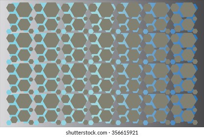 Metal background.Star shape, red border. Metal texture