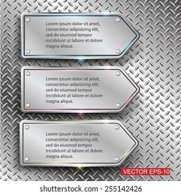 Metal background.Vector illustration