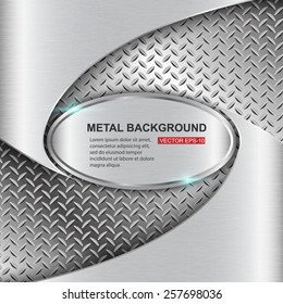 Metal background.Vector illustration