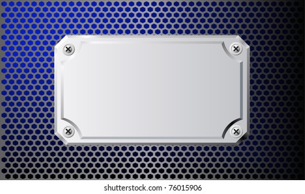 The metal badge is shown in the picture.