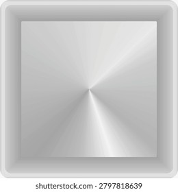 Metal baking pan. vector illustration