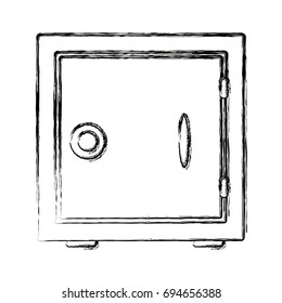 metal bank box closed safe money