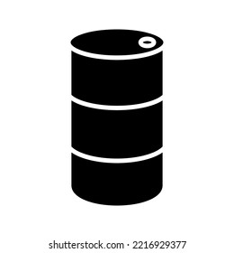 Metal Barrel icon. sign for mobile concept and web design. vector illustration