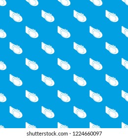 Metal belt buckle pattern vector seamless blue repeat for any use