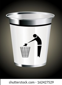 Metal bin 