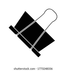 Metal Binder Icon Vector design illustration