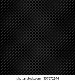 Metal Black Background. Vector illustration