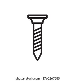 Metal Bolt Icon Design Vector Template