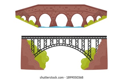 Metal Bridge as Structure for Spanning Physical Obstacle Vector Set