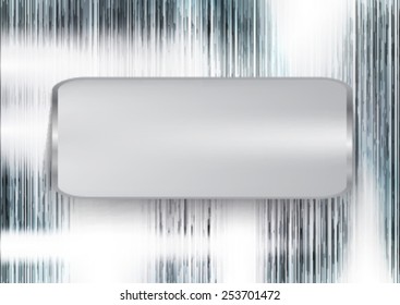 Metal Brushed Texture. Background. Vector Illustration. 