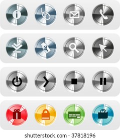 Metal Button Computer Icons