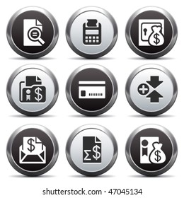 Metal button with icon 14