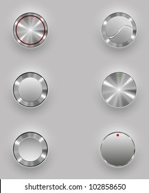 Metal buttons