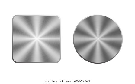 Metal Buttons Vector