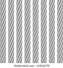 metal cable white