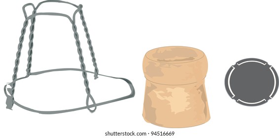 metal cage for cork